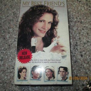 VHS TAPE MY BEST FRIENDS WEDDING JULIA ROBERTS